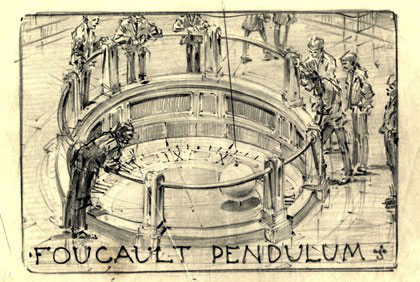 Foucault Pendulum illustration